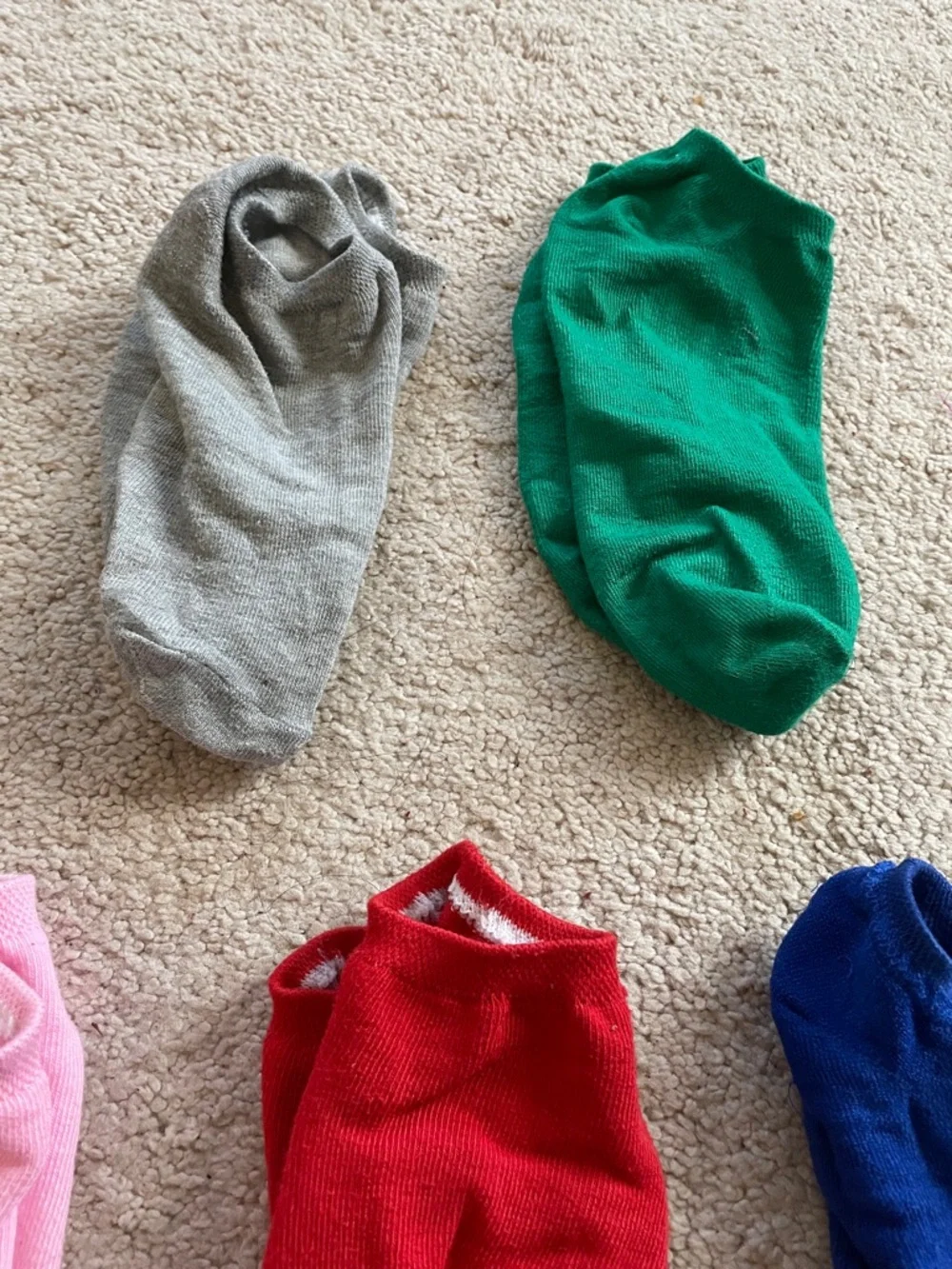 Classic Cotton No-Show Socks - Assorted Colors (5-Pack)